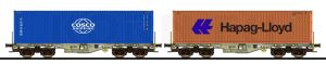 Containertragwagen, H0, Sgmmn - PULLMAN ESU 36610 Spur H0